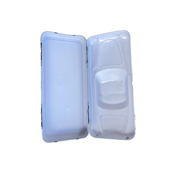 Classic Porsche 356 Speedster Tin Toy Storage Pencil Case Vntg Collectible - Picture 8 of 10